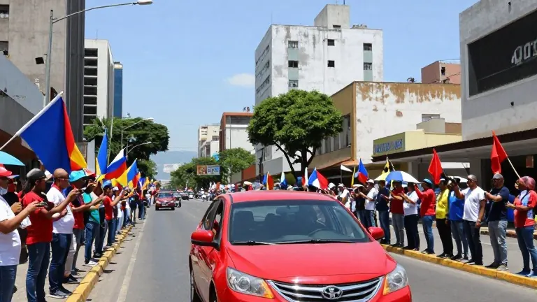 Illustration for: Venezuela: Opposition Leader Machado Returns After US Oil Pact